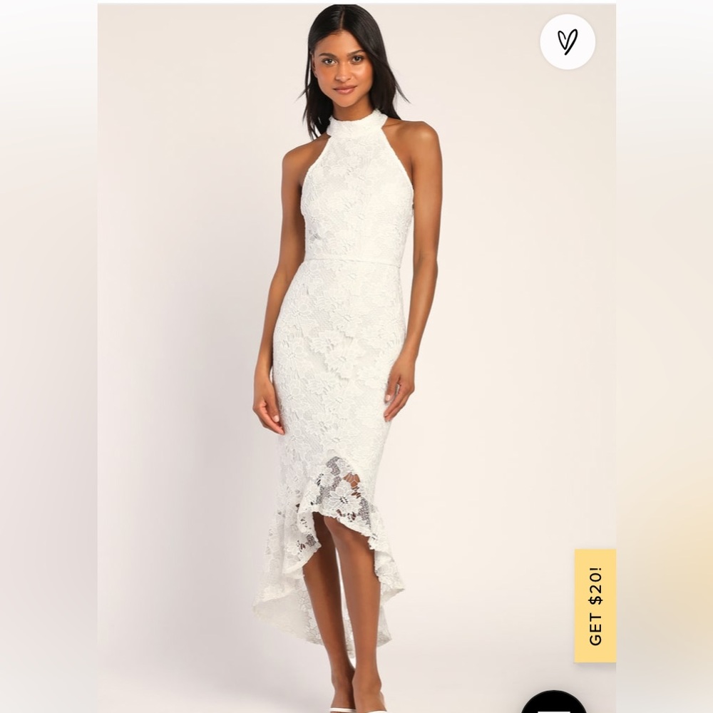 Lulu’s White Lace Dress